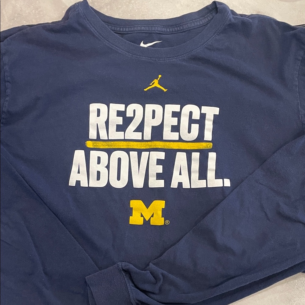 Nike Jordan Michigan Long Sleeve Shirt